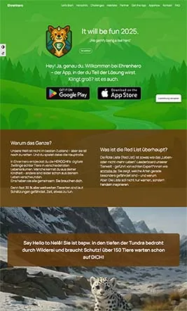 WordPress Relaunch Ehrenhero